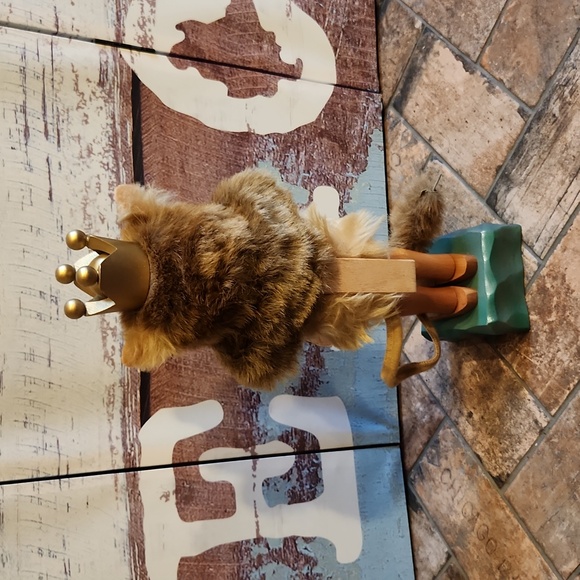 Vintage Steinbach German Handmade Wooden Lion Jungle King Nutcracker IOB Tag - Picture 4 of 8